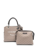 Emporio Armani Allover Logo Tote Bag