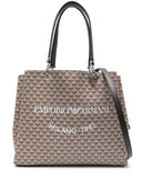Emporio Armani Allover Logo Tote Bag