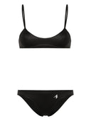 Der Attico Wet Effect Lycra Bikini Set