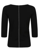 Liviana Conti Boat Neck Viscose Sweater