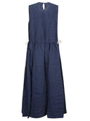 Apuntob Linen Midi Dress