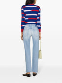 Jeans de mezclilla de pierna recta
