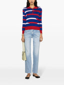 Jeans de mezclilla de pierna recta