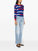 Jeans de mezclilla de pierna recta