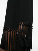Taller Marmo Main Claudia Fringed Crêpe Mini Dress