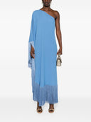 Taller Marmo Main Spritz Fringed Long Dress