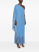 Taller Marmo Main Spritz Fringed Long Dress