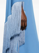 Taller Marmo Main Spritz Fringed Long Dress