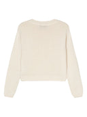 Wild Cashmere Silk Blend Sweater With Metal Buttons