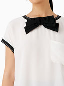Emporio Armani Bow Detail Blouse
