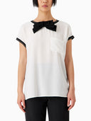 Emporio Armani Bow Detail Blouse