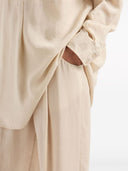 Emporio Armani Drawstring Cotton Trousers