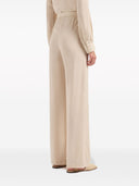 Emporio Armani Drawstring Cotton Trousers