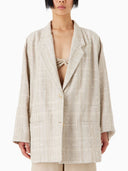 Emporio Armani Cotton Single Breasted Blazer