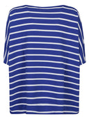 Liviana Conti Striped Boat Neck Sweater