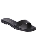 Liviana Conti Leather Flat Mules