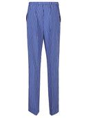 Liviana Conti Striped Wide Leg Trousers