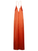 The Nina Studio Athena Long Silk Dress