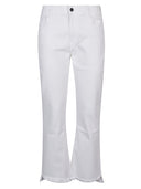 Liviana Conti Flared Denim Cropped Jeans
