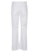 Liviana Conti Flared Denim Cropped Jeans