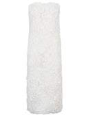 Ermanno Scervino Rose Shaped Decoration Midi Dress