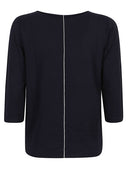 Liviana Conti Boat Neck Viscose Sweater