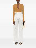 Max Mara V Necked Silk Top