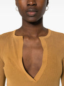 Max Mara V Necked Silk Top