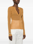 Max Mara V Necked Silk Top