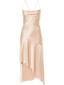 Alice + Olivia Satin Asymmetric Dress