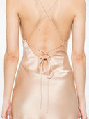 Alice + Olivia Satin Asymmetric Dress