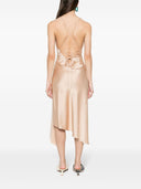 Alice + Olivia Satin Asymmetric Dress
