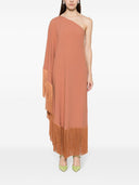 Taller Marmo Main Spritz Fringed Long Dress