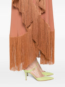 Taller Marmo Main Spritz Fringed Long Dress