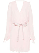Max Mara Pianoforte gegen Hals -Mini -Kleid