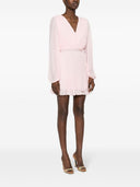 Max Mara Pianoforte gegen Hals -Mini -Kleid