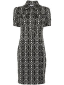 Max Mara gedrucktes Midi -Kleid