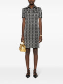 Max Mara gedrucktes Midi -Kleid