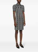 Max Mara gedrucktes Midi -Kleid