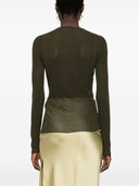 Max Mara V Necked Silk Top