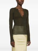 Max Mara V Necked Silk Top