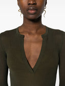 Max Mara V Necked Silk Top