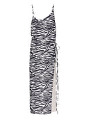 Attico Zebra Print Mini Dress