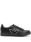 Emporio Armani Logo Leather Sneakers