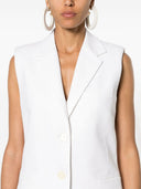 Mmk Linen Blend Vest