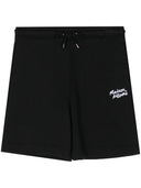Maison Kitsune' Logo Cotton Shorts