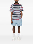 Missoni Zigzag Pattern Cotton T Shirt