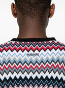 Missoni Zigzag Pattern Cotton T Shirt
