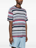 Missoni Zigzag Pattern Cotton T Shirt