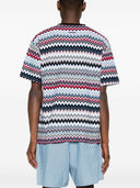 Missoni Zigzag Pattern Cotton T Shirt